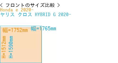 #Honda e 2020- + ヤリス クロス HYBRID G 2020-